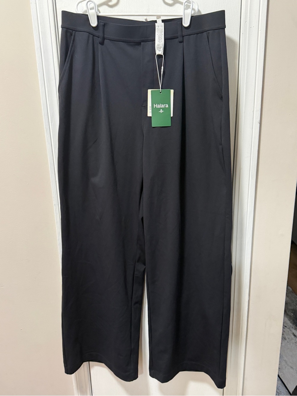 Halara Black Wide-Leg Pants